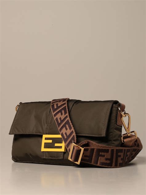 fendi nylon baguette bag|genuine fendi baguette.